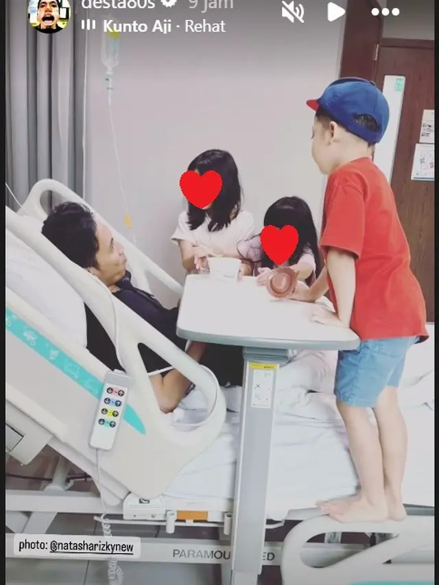 Desta Dirawat di Rumah Sakit
