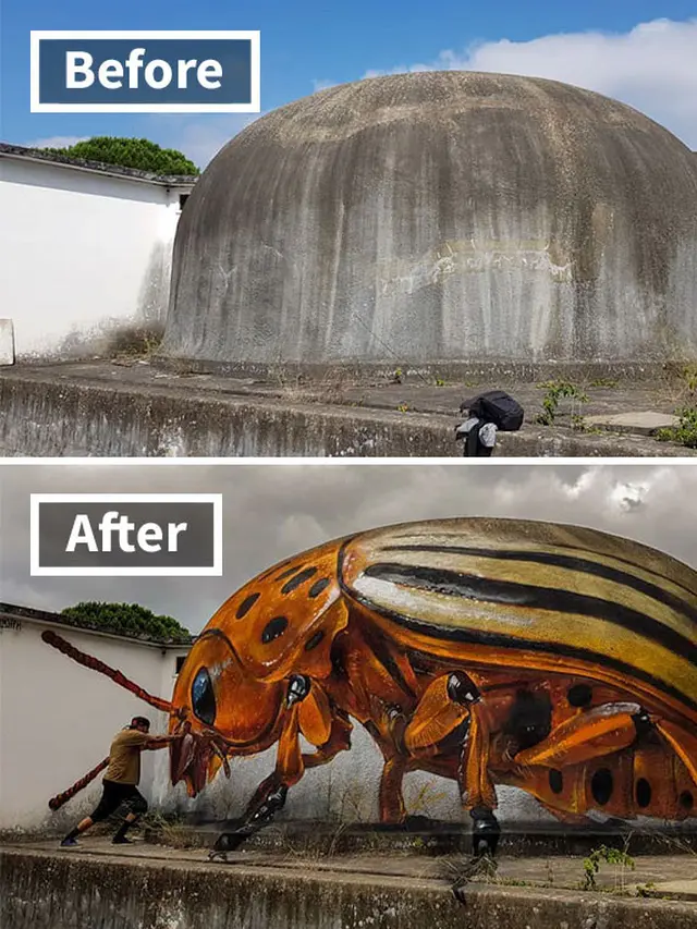karya seni 3D yang sangat nyata (foto: boredpanda)