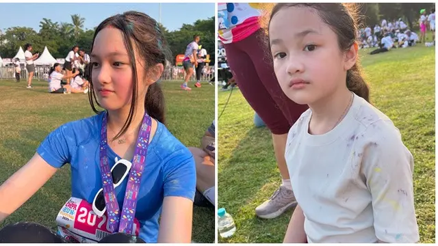 6 Potret Ussy Ikut Event Color Run Festival 2024 Bareng Anak, Elea Selalu Curi Perhatian