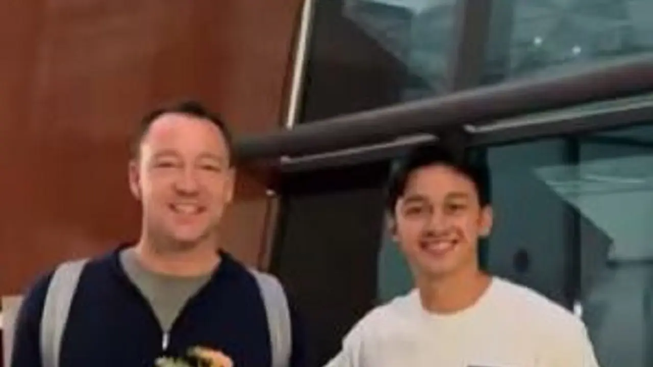 Immanuel Caesar Hito, John Terry, Alessandro Nesta (Foto: Instagram/@hitocaesar)