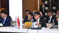 Kepala Badan Penyuluhan dan Pengembangan Sumber Daya Manusia (BPPSDMP) Kementerian Pertanian, Dedi Nursyamsi dalam ASEAN Ministers on Agriculture and Forestry (AMAF) ke-45. (Foto: Istimewa)
