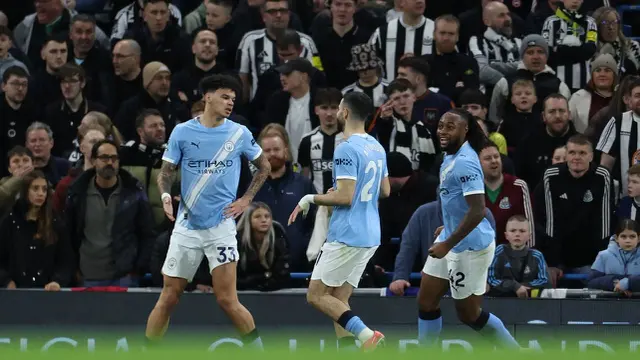 Man City vs Newcastle United, Premier League