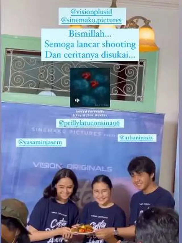 Jadi Produser, Ini 7 Momen Prilly Latuconsina Jalani Selamatan di Hari Pertama Syuting