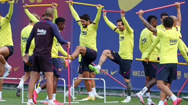 Barcelona Gelar Latihan Jelang Hadapi Mallorca
