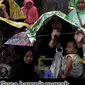 Demi Gus Iqdam, jemaah ini rela hujan-hujanan bawa bayi 10 bulan (TikTok)