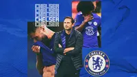 Chelsea - Frank Lampard dan 2 Pemain Chelsea (Bola.com/Adreanus Titus)