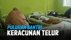 Puluhan santri Ponpes Az-Surah Takalar, Sulses keracunan makanan telur dan nasi sauyr. Mereka sampai harus dirawat di rumah sakit dan diinfus.