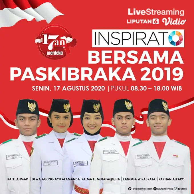 Inspirato Paskibraka 2019 (Liputan6.com)