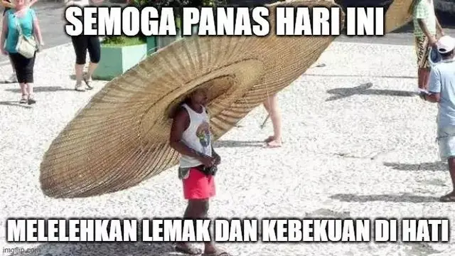 8 Meme Kocak Cuaca Panas Ini Nyata Banget, Hawanya Bikin Emosi