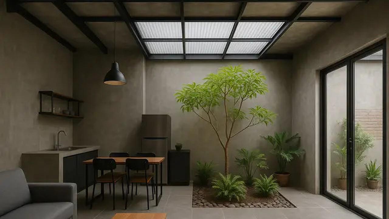 8 Rumah 5x7 Industrial Minimalis, Hunian Jadi Terasa Lapang dan Estetik