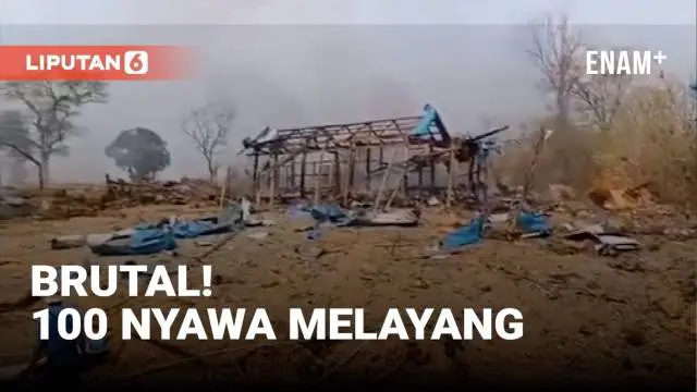 Media independen di Myanmar laporkan sedikitnya 100 orang tewas termasuk anak-anak dan perempuan usai diserang pesawat tempur militer Myanmar hari Selasa (11/4). Korban dibombardir saat hadiri acara kelompok penentang milter Myanmar.