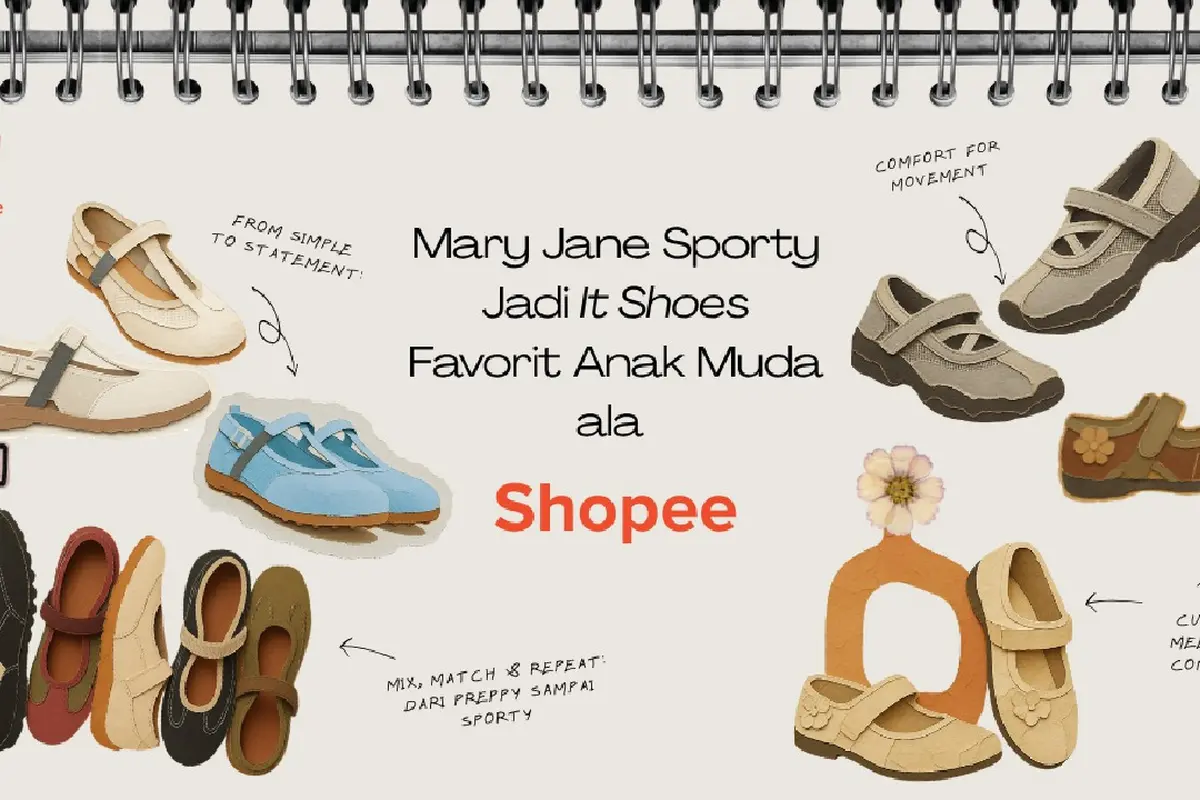 Tren Mary Jane Sporty Makin Populer, Shopee Buka Peluang Brand Lokal Tampil Lebih Stylish