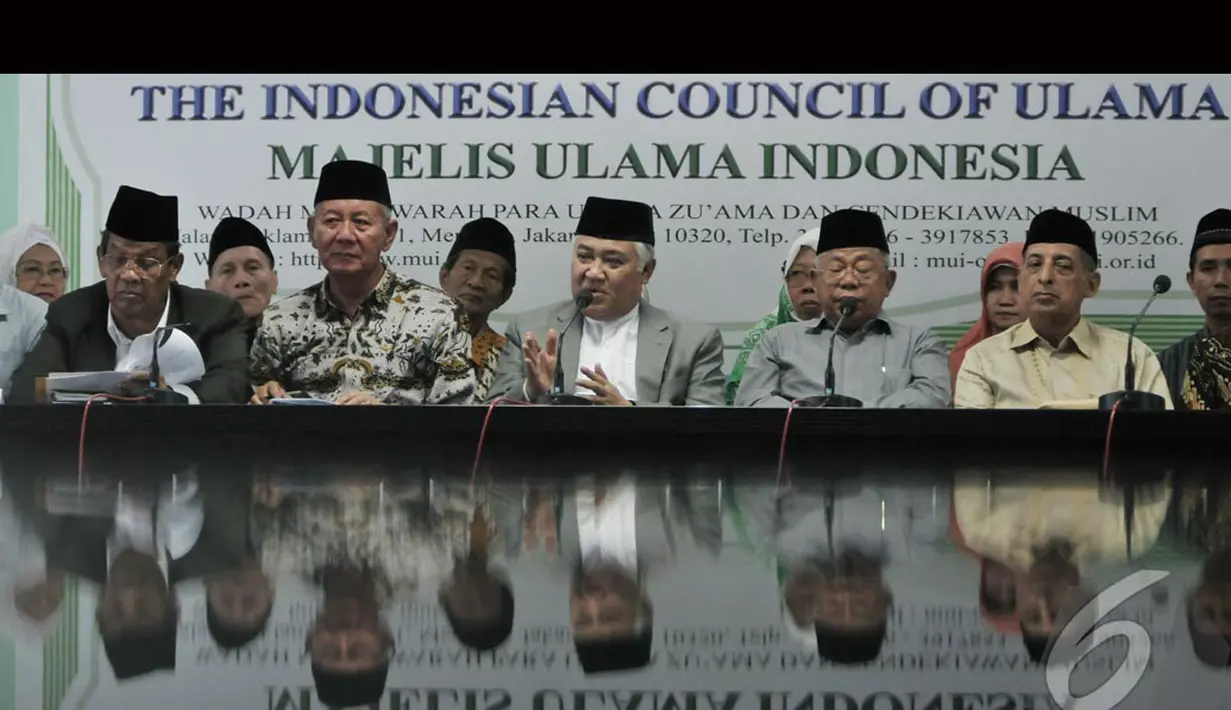 MUI mengadakan rapat tertutup guna membahas masuknya gerakan ISIS di Indonesia, Jakarta, Kamis (7/8/2014) (Liputan6.com/Johan Tallo)