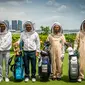 Peserta SMBC Singapore Open 2020 mempromosikan kampanye Game On. (Dok Lagardere Sports)