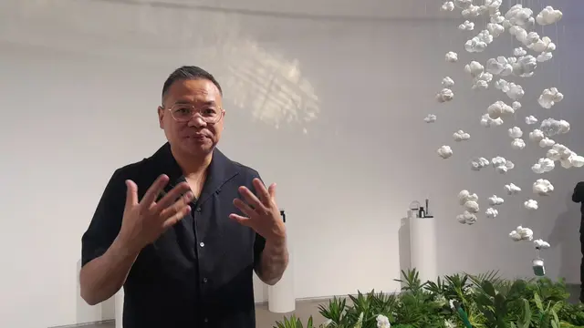 Salah satu instalasi wewangian yang bertema Healthy Heroes dari DSM-Firmenich dipamerkan di Art:1 New Museum, Jakarta bertajuk Connect:Future You.