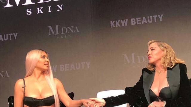 Kim Kardashian & Madonna