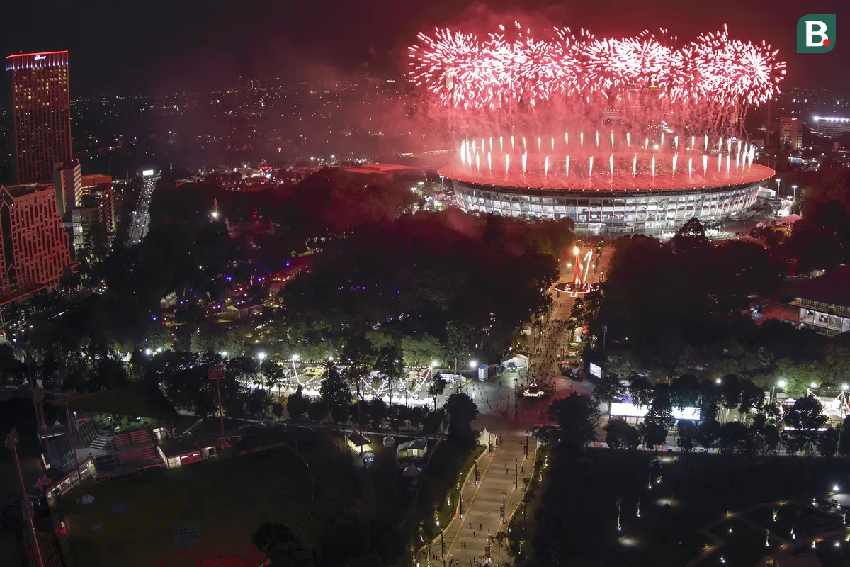 Pesta Kembang Api di Pembukaan Asian Games 2018
