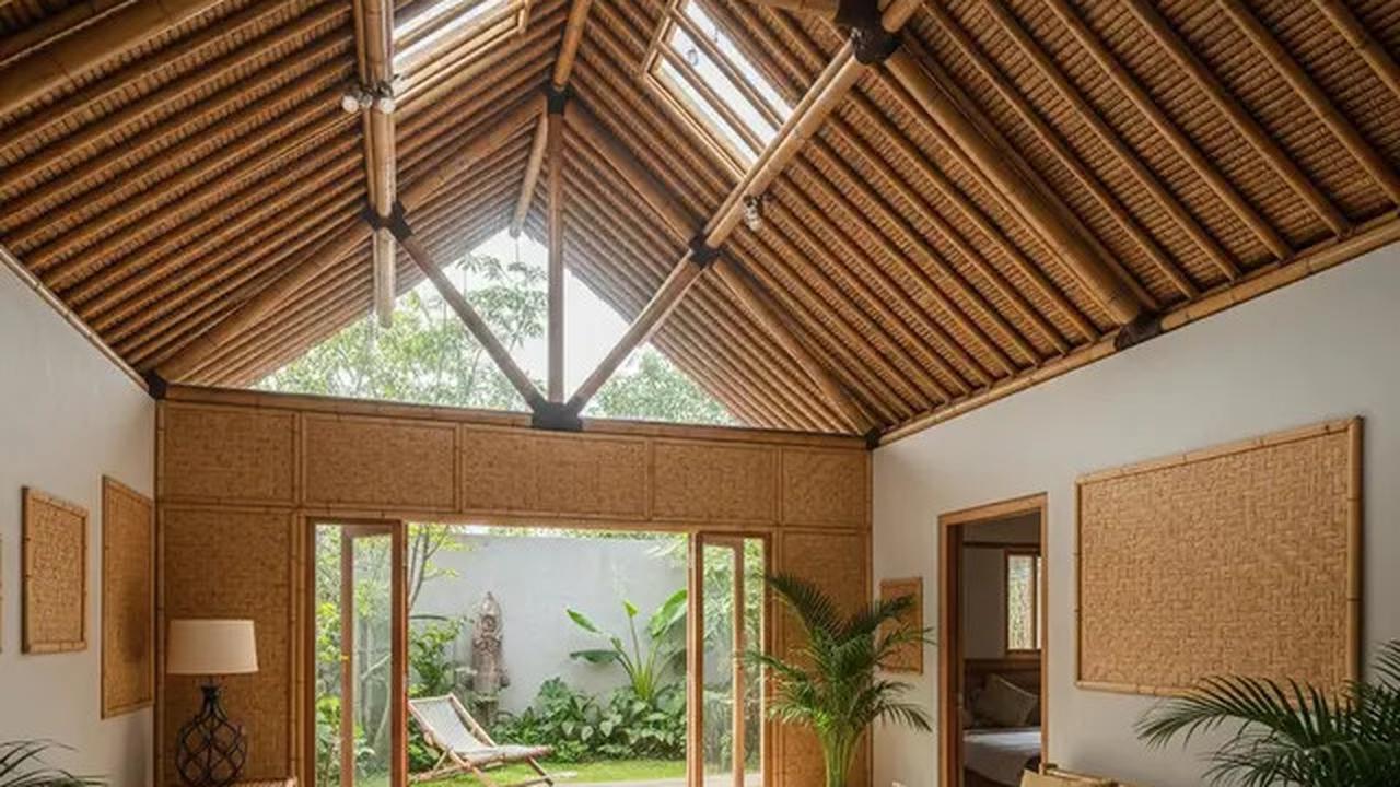 10 Inspirasi Desain Rumah Kecil Batako dan Bambu Hemat Biaya, Nyaman dan Estetis