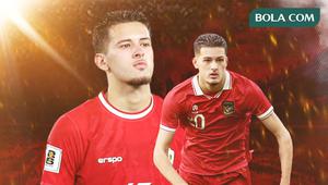 Justin Hubner dengan berbagai gaya di Timnas Indonesia (Bola.com/Adreanus Titus/Geaby Fadhilatu Sholikha)