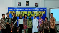 Pendidikan tinggi vokasi Akademi Sekretari dan Manajemen Marsudirini (ASMI) Santa Maria Yogyakarta mengadakan seminar 