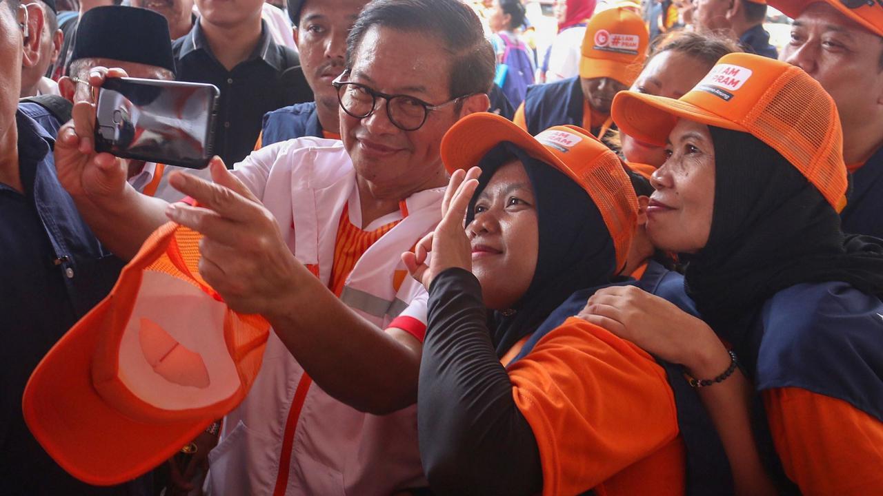 Pramono Anung di Jagakarsa