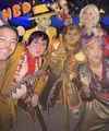 Fadil Jaidi dan Keanu tampil totalitas, Keanu mengenakan kostum Cut Pat Kai lengkap dengan hidung babi dan perut buncit. Fadil mengenakan kostum Song Go Kong lengkap dengan rambut dan jenggot berbulu. [@fadiljaidi]