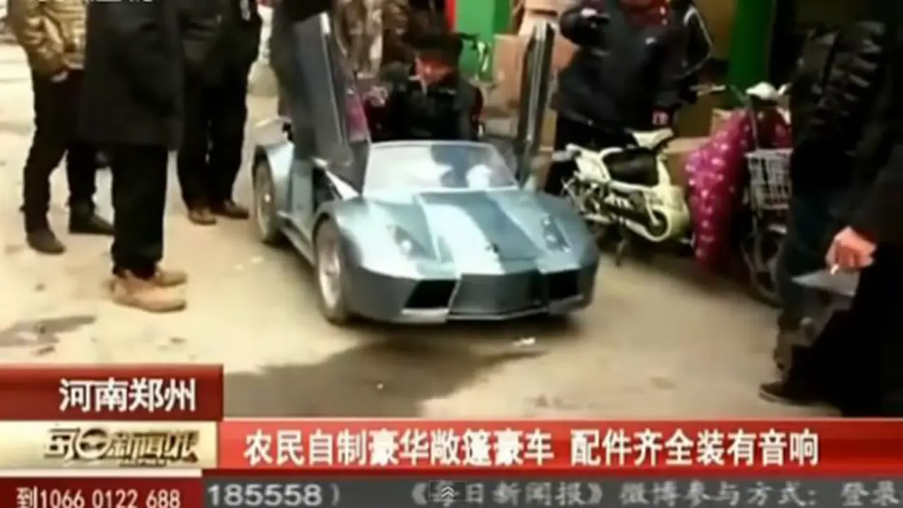 Lamborghini mini besutan kakek asal China 