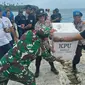 Logistik Pemilu 2024 tiba dalam keadaan baik di pulau paling ujung utara perbatasan RI-Filipina yaitu Pulau Miangas.