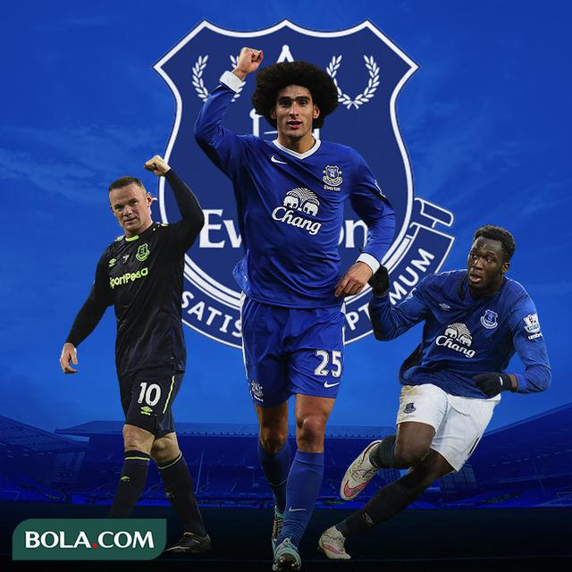 Everton - Wayne Rooney, Marouane Fellaini, Romelu Lukaku