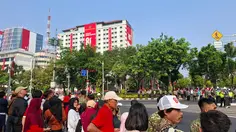 Masyarakat Padati Kawasan Monas hingga Istana Jelang Upacara HUT RI