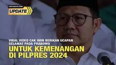 Beredar di media sosial postingan video yang diklaim Cak Imin memberikan selamat atas kemenangan Prabowo Subianto di Pilpres 2024. Postingan yang diklaim video Cak Imin memberikan selamat atas kemenangan Prabowo Subianto di Pilpres 2024 adalah tidak ...