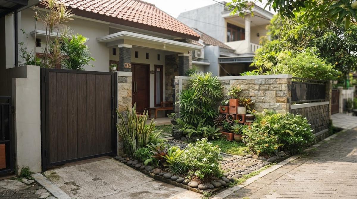 Desain Rumah Sempit Tapi Tetap Punya Taman