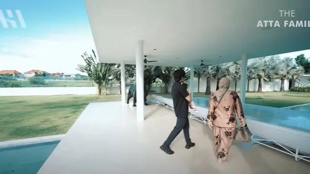 Villa yang ditempati Atta dan Aurel di Bali. (Foto: YouTube/AH)