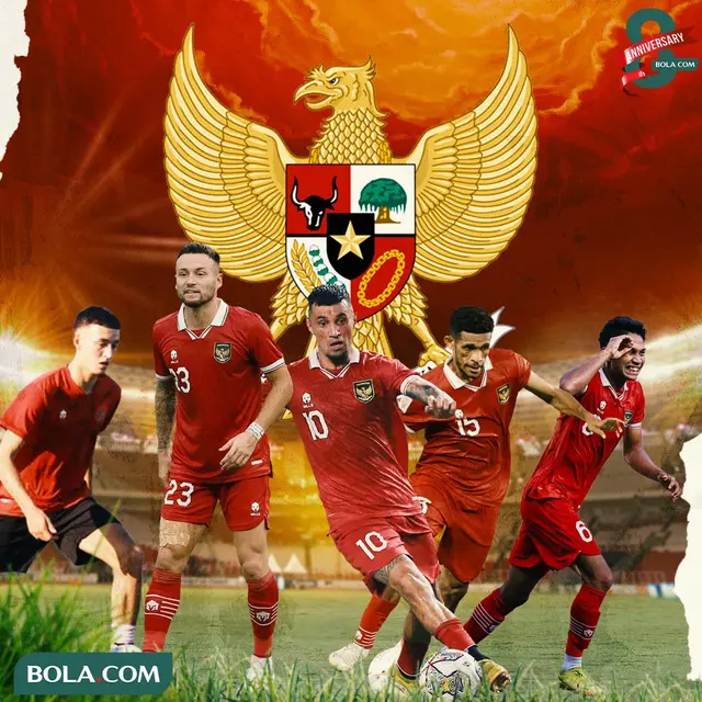 Timnas Indonesia - Stefano Lilipaly, Marc Klok, Ricky Kambuaya, Ivar Jenner, Marselino Ferdinan