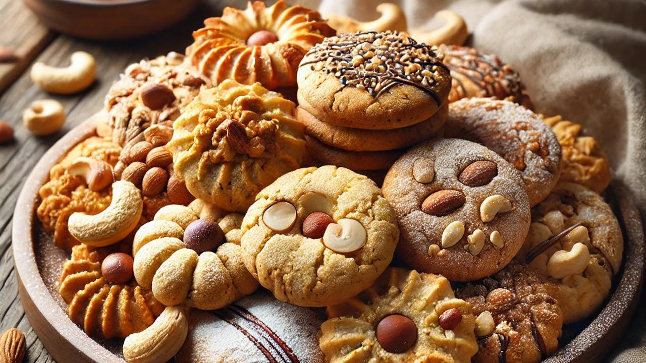 Kue lebaran dengan kacang-kacangan