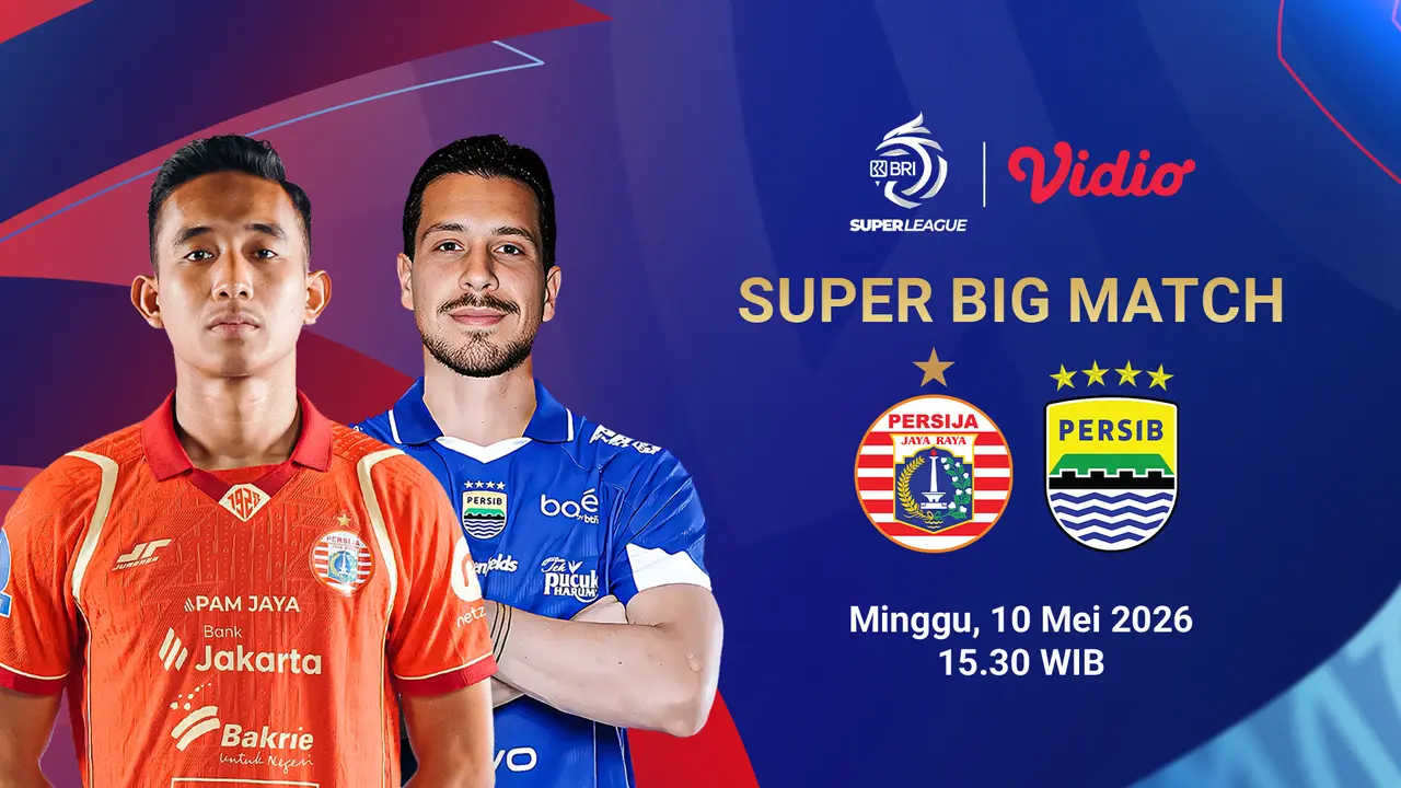 Saksikan Persija vs Persib eksklusif di Vidio. (dok. vidio.com)