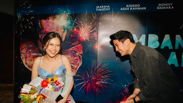 Luthfi Aulia dan Hanggini (Instagram/luthfiaulia)