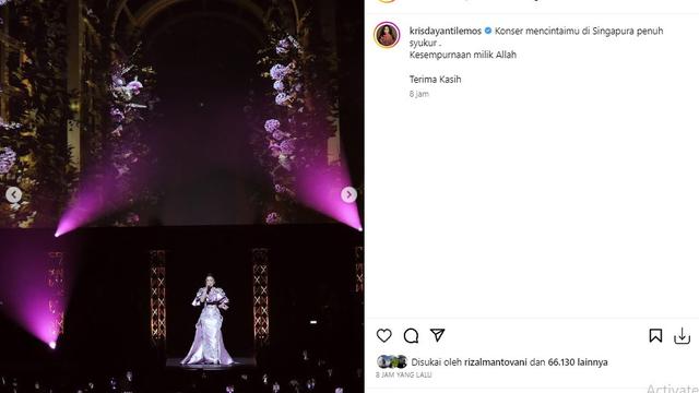 Krisdayanti (Foto: Instagram/@krisdayantilemos)