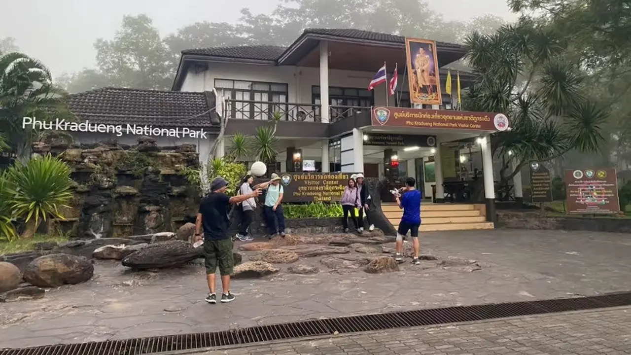 Taman Nasional Phu Kradueng tempat serangan gajah ke turis terjadi, sekitar delapan jam perjalanan dari Bangkok. (Facebook/Taman Nasional Phu Kradueng)