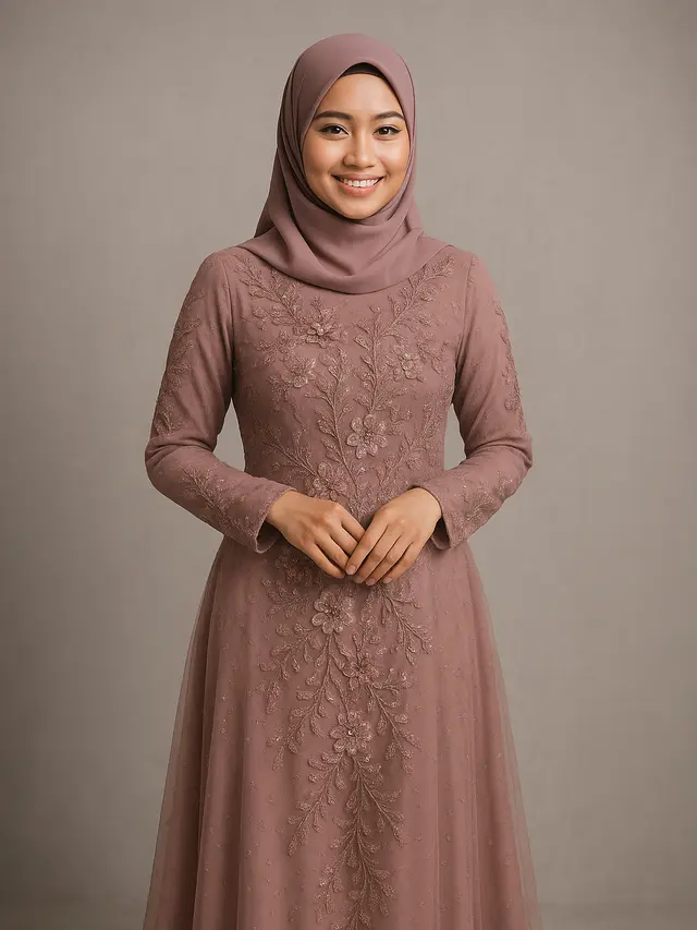 7 Model Gamis Payet Depan, Inspirai Anggun dan Elegan untuk Berbagai Acara