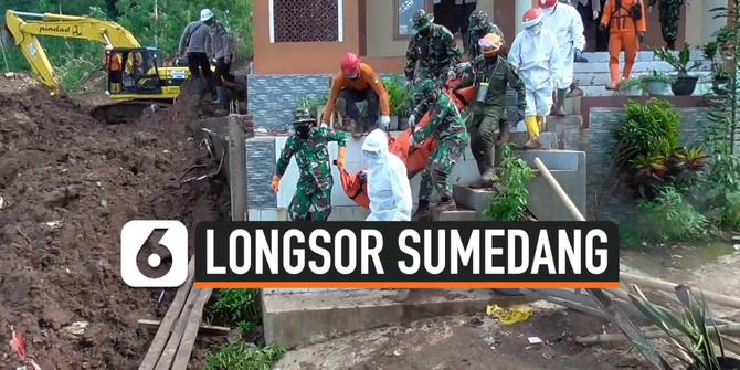 VIDEO: Longsor Sumedang, 1 Korban Kembali Ditemukan