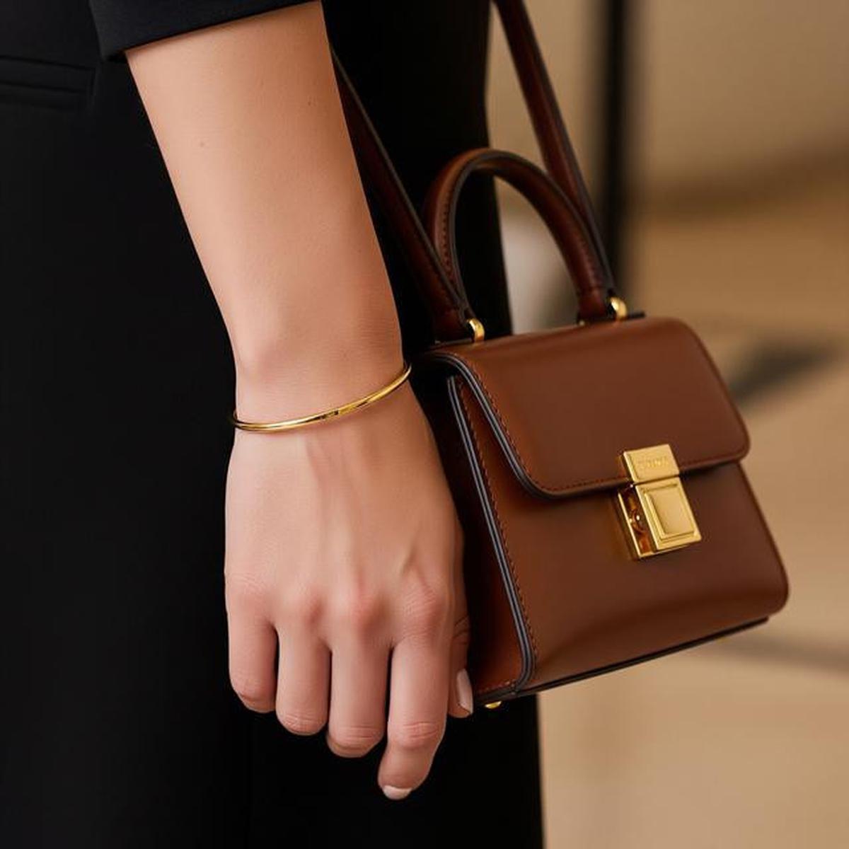 Tips Padukan Gelang Emas dan Tas Mini, Kombinasi Aksesori Elegan yang Tidak Banyak Dibahas