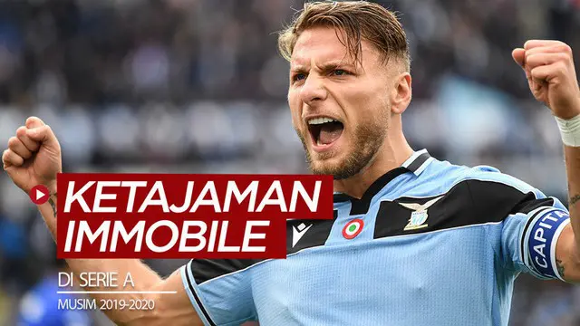 VIDEO: Melihat Catatan Ketajaman Striker Lazio, Ciro Immobile Jelang Kembali Bergulirnya Serie A
