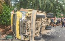 Siswi SMP Tewas Tertimpa Truk Pengangkut Sawit di Labuhanbatu