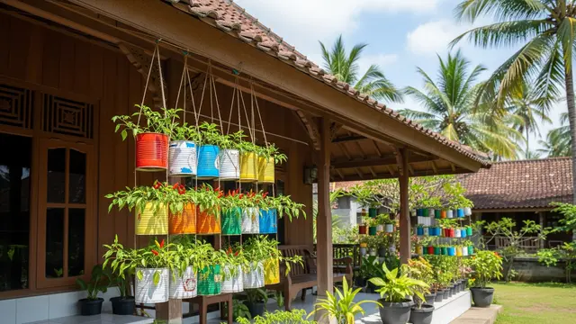 7 Model Rak Cabai Gantung dari Barang Bekas, Kreatif dan Hemat