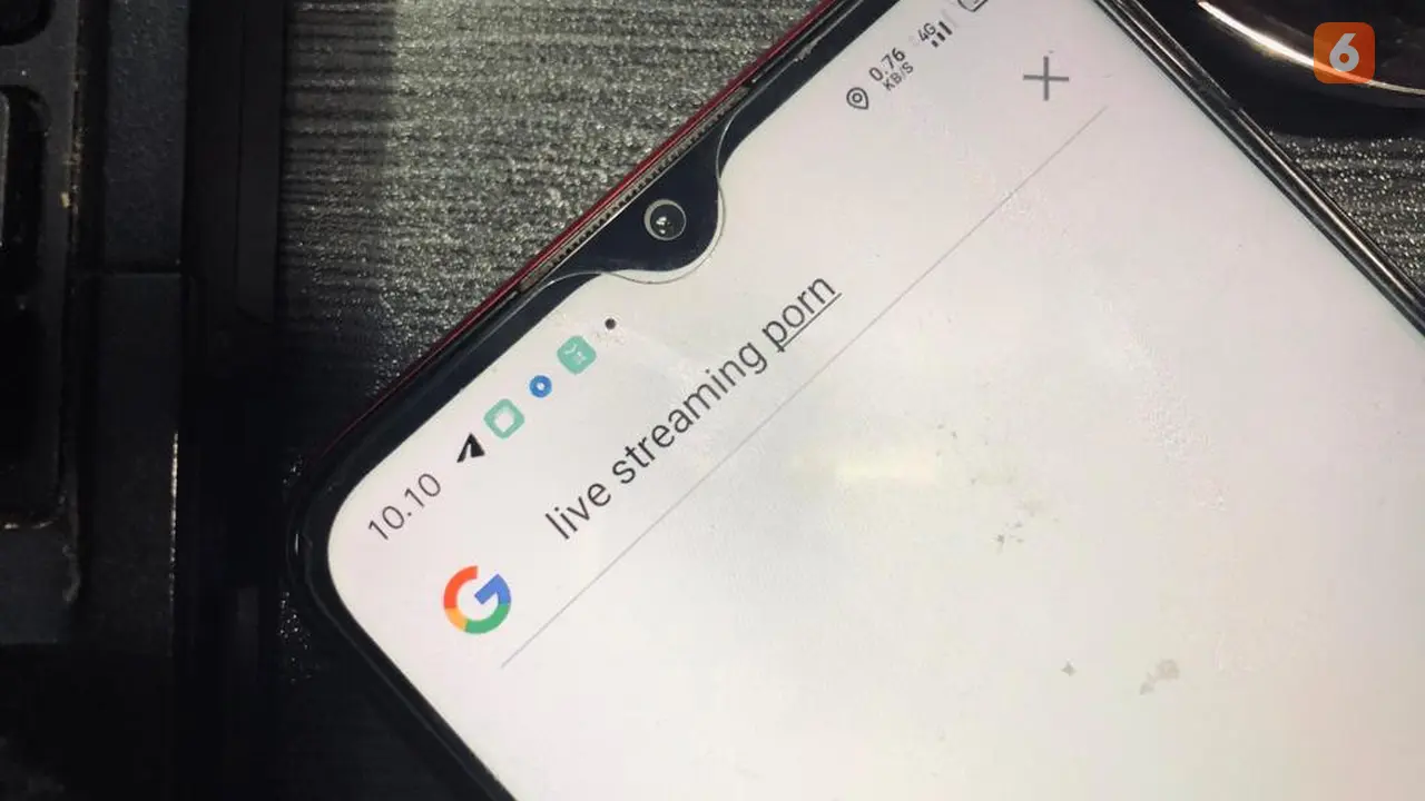 Ilustrasi live streaming pornografi.