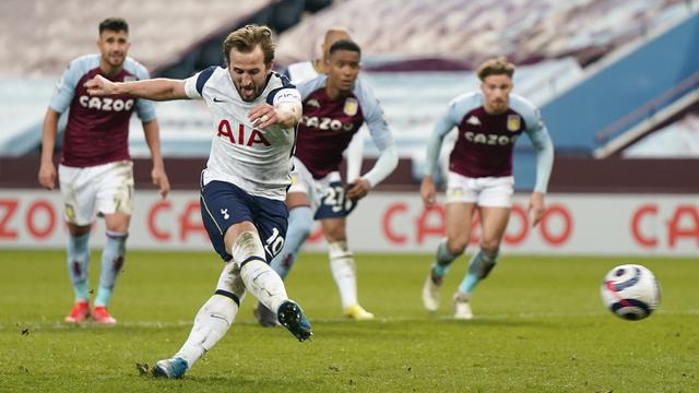 FOTO: Menang 2-0 atas Aston Villa, Tottenham Naik ke Posisi 6 Klasemen Sementara - Harry Kane