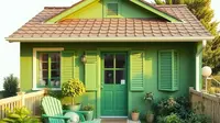 10 Inspirasi Rumah Sederhana Serba Hijau, Solusi Hunian Sederhana Bernuansa Alam