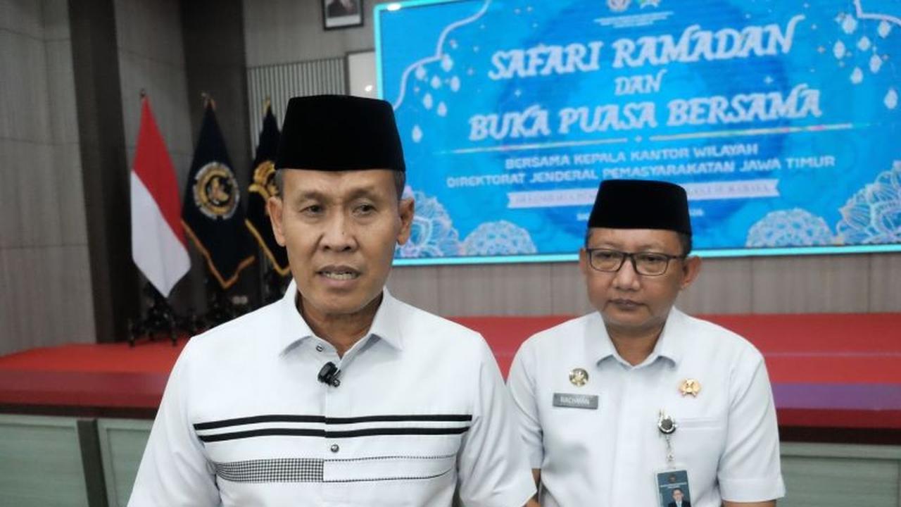 Buka Puasa Bersama Warga Binaan dan Keluarga, Ditjenpas Jatim Perkuat Psikis dan Silaturahmi