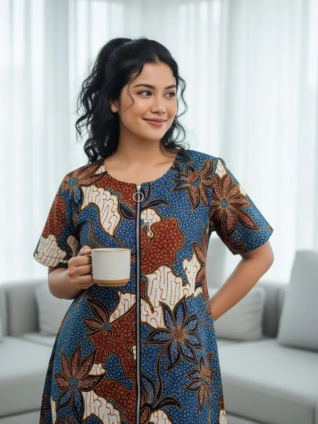 Model Daster Resleting Depan Motif Kekinian